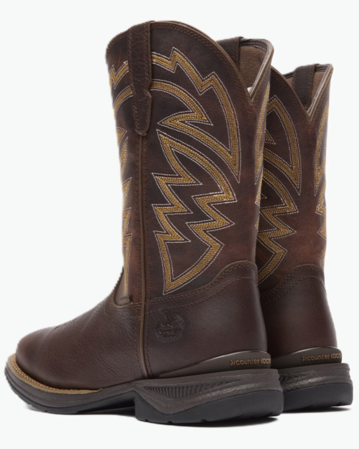 Image #4 - Georgia Men's Aero LT Waterproof Work Boots - Carbon Toe, Brown, hi-res