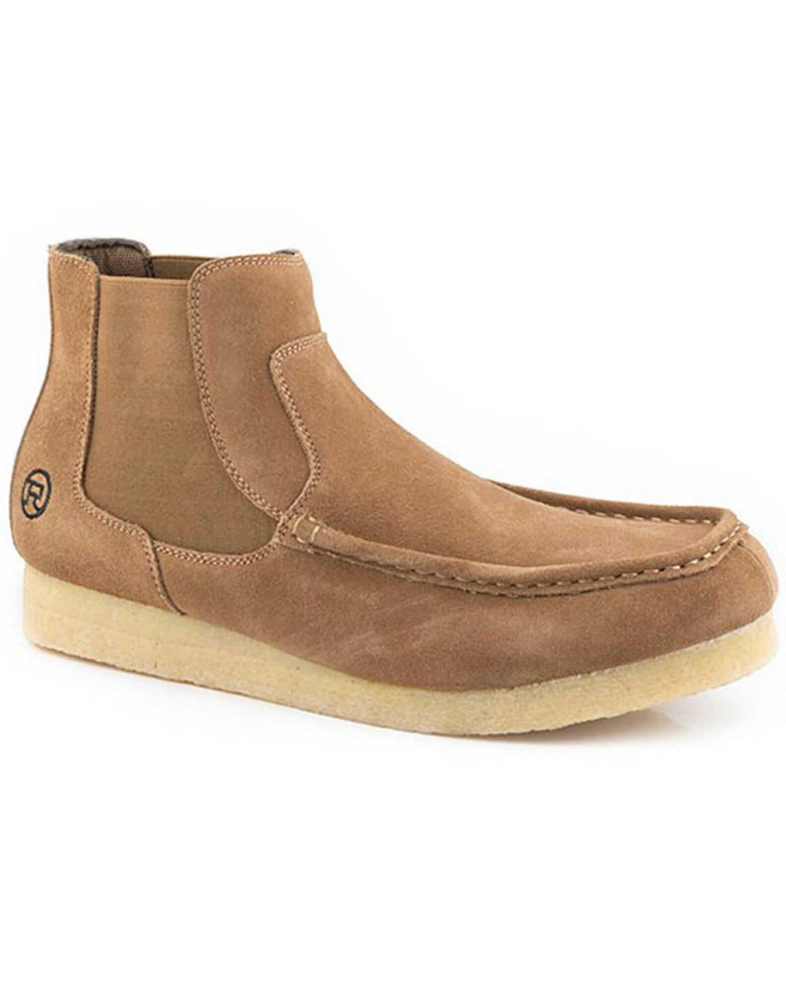 Womens roper gum sole shoes top