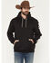 Image #2 - RANK 45&reg; Men's Logo Flank Embroidered Hooded Sweatshirt, Black, hi-res