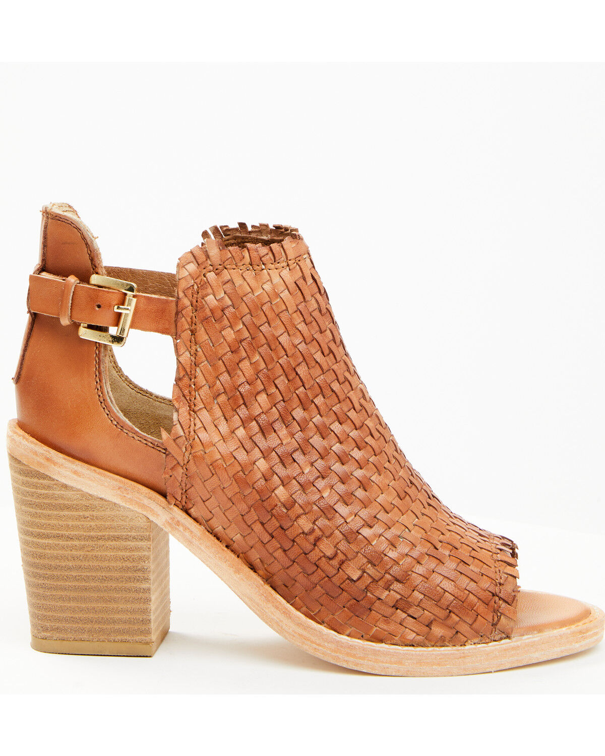 Image #2 - Diba True Women's Zest Open Toe Boots - Round Toe, Tan, hi-res