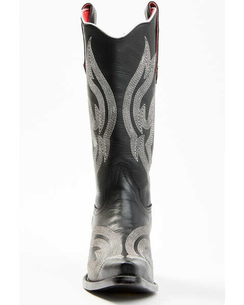 Image #4 - Planet Cowboy Women's Psychedelic Lines On The Highway Leather Western Boot - Snip Toe , Black, hi-res