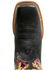 Image #6 - Dan Post Women's Asteria Floral Western Performance Boots - Broad Square Toe, Black, hi-res