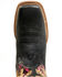 Image #6 - Dan Post Women's Asteria Floral Western Performance Boots -  Broad Square Toe , Black, hi-res