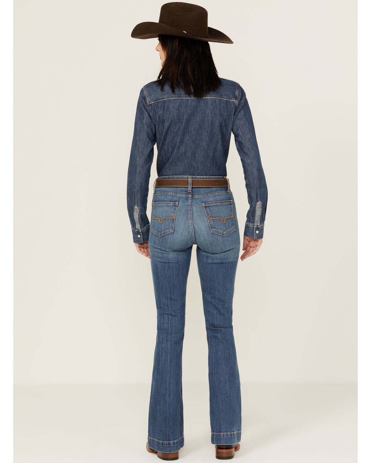 Image #3 - Kimes Ranch Women's Jennifer Medium Wash High Rise Stretch Trouser Jeans, Medium Wash, hi-res