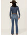 Image #3 - Kimes Ranch Women's Jennifer Medium Wash High Rise Stretch Trouser Jeans, Medium Wash, hi-res