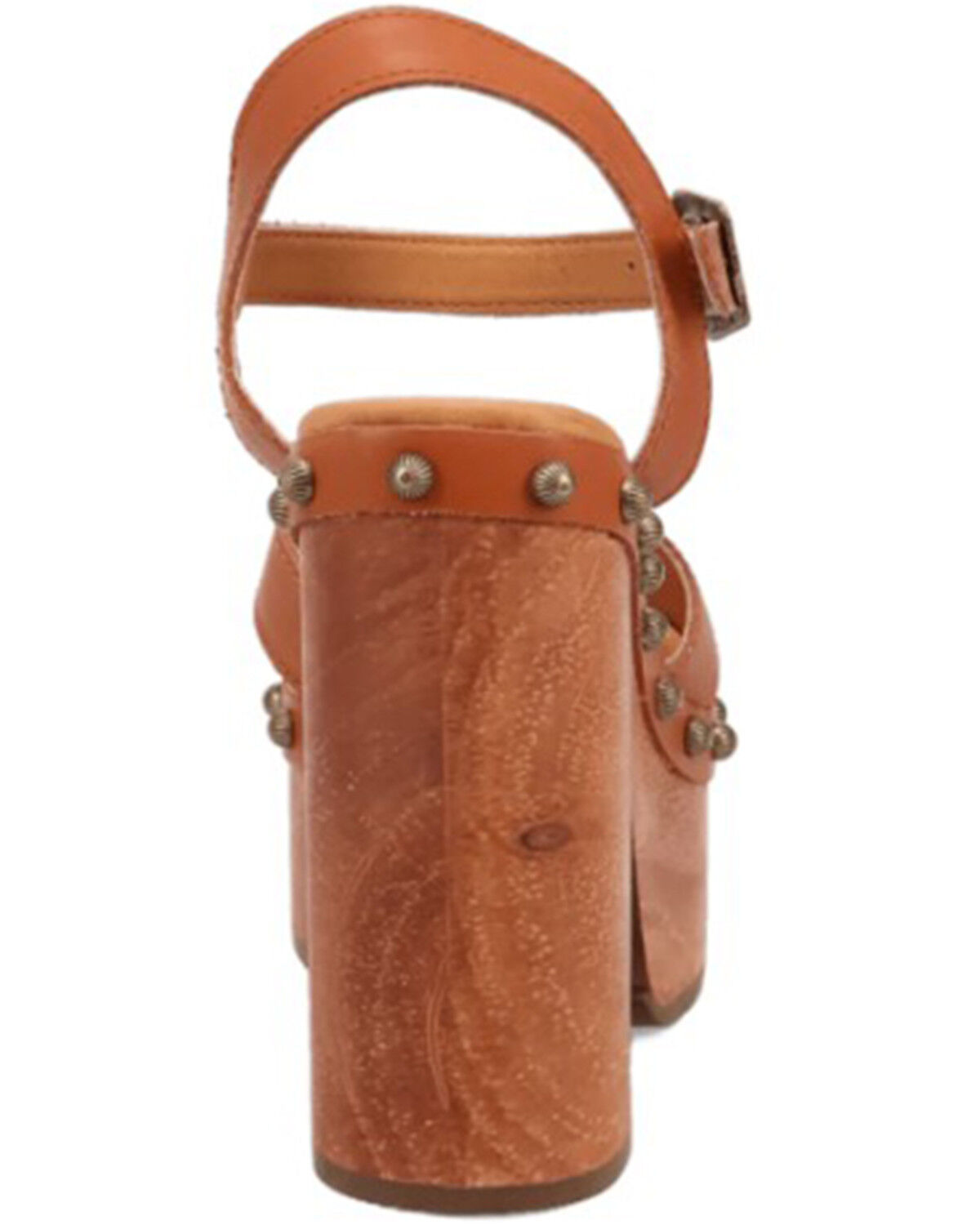 Image #5 - DIngo Women's Lotus Wooden Sandals, Brown, hi-res