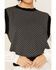 Image #2 - Molly Bracken Women's Geo Dot Sweater Vest, Black, hi-res
