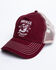 Cody James Men's Burgundy America Free Patch Mesh Ball Cap , Burgundy, hi-res