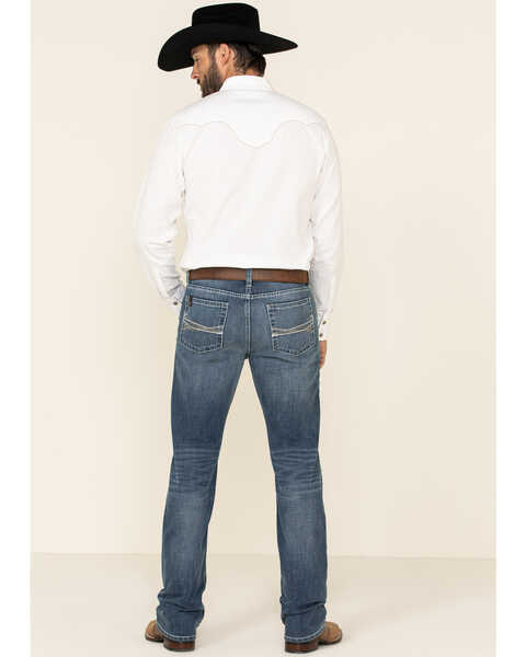 Image #4 - RANK 45® Men's Fistcuff Performance Stretch Slim Fit Straight Jeans , Blue, hi-res