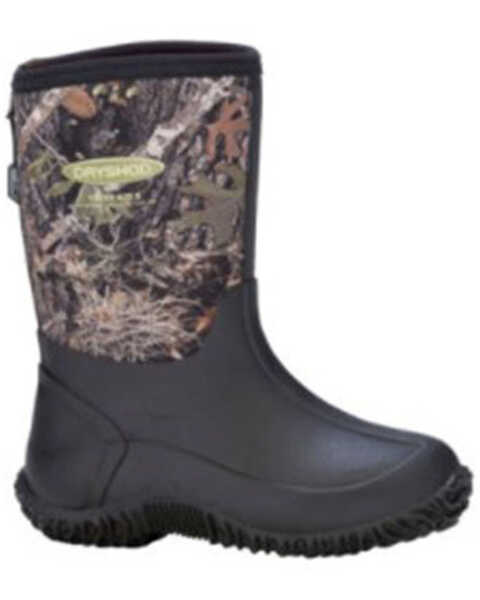 Dryshod Boys' Camo Tuffy Rubber Boots - Soft Toe, Camouflage, hi-res