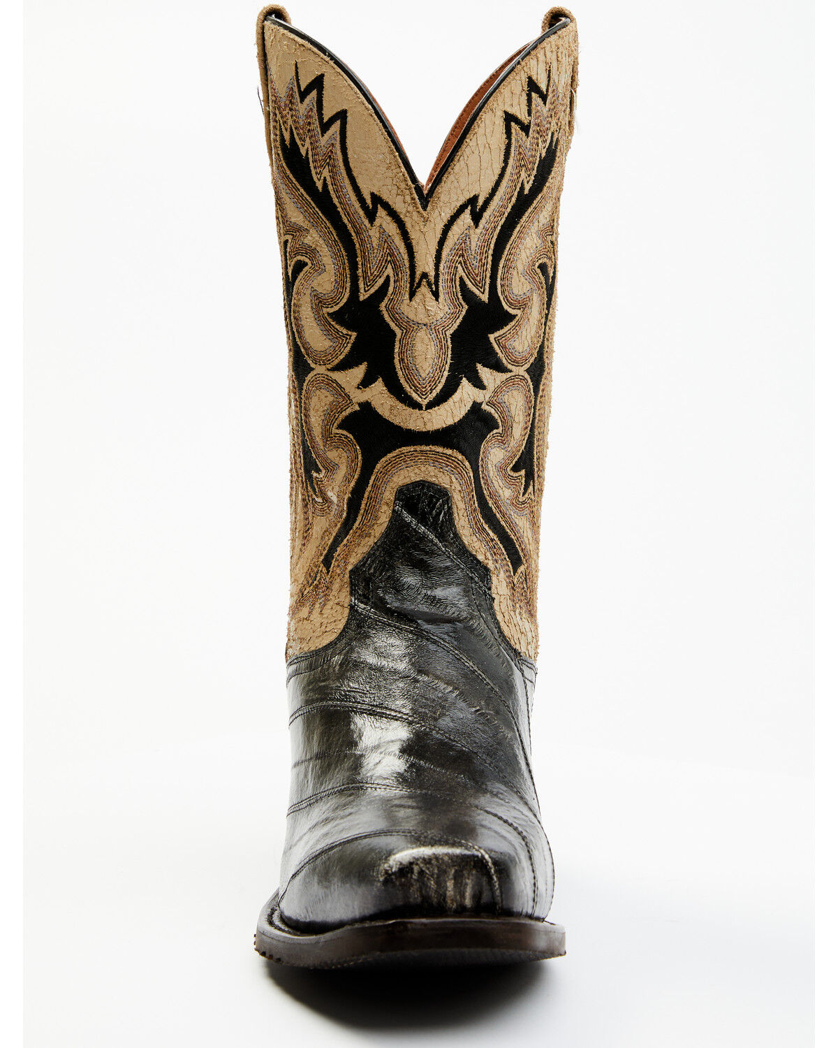 Image #4 - Dan Post Men's Exotic Eel Western Boots - Square Toe, , hi-res