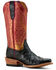 Image #1 - Ariat Women's Exotic Full Quill Ostrich Futurity Revival Western Boots - Square Toe, Black, hi-res