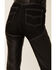 Image #3 - Understated Leather Women's Cowboy Denim & Leather Fringe Chap Jeans , Black, hi-res