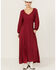 Image #1 - Gunit Solid Lace Women's Long Sleeve Maxi Dress, , hi-res