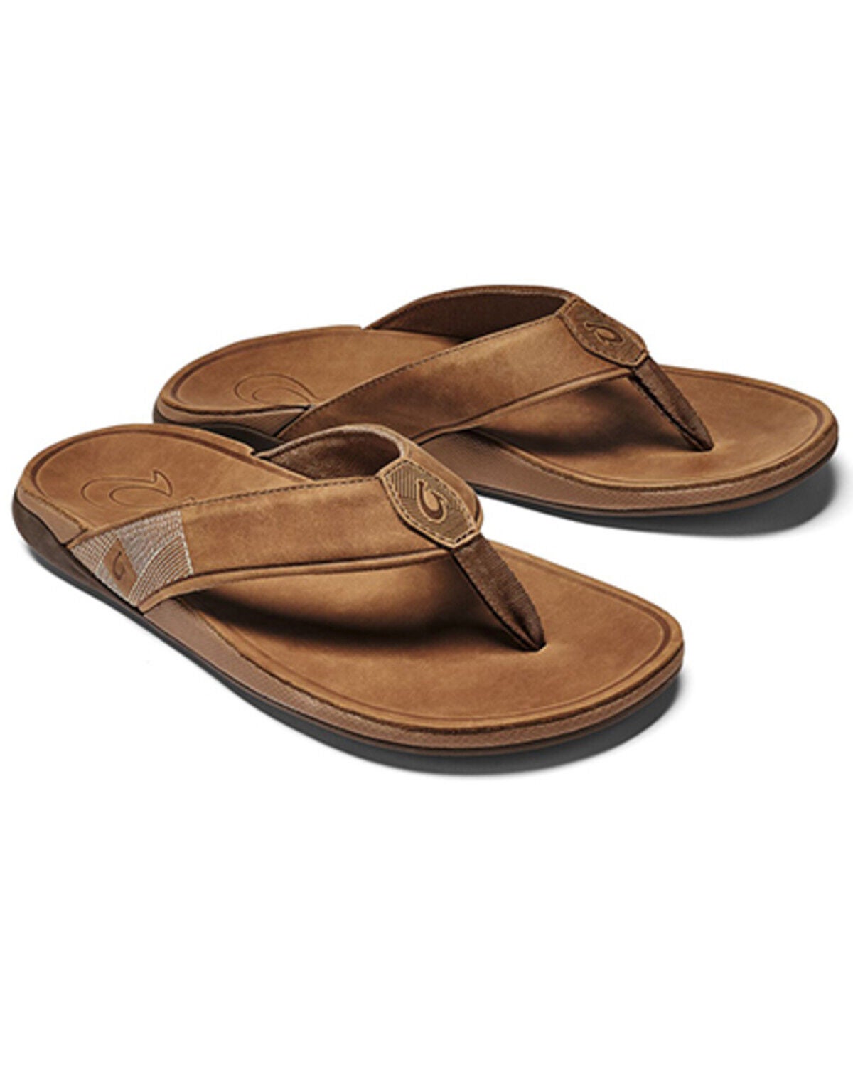 OluKai Men's Tuahine Sandals, Tan, hi-res