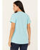 Image #4 - Ariat Women's Rebar Heat Fighter Short Sleeve Work Shirt, Turquoise, hi-res