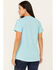 Image #4 - Ariat Women's Rebar Heat Fighter Short Sleeve Work Shirt , Turquoise, hi-res