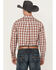 Image #4 - Ariat Men's Cruz Pro Series Plaid Print Long Sleeve Button-Down Stretch Western Shirt, Brown, hi-res