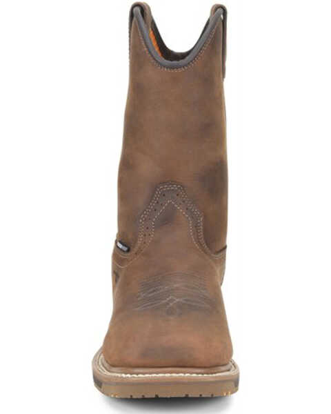 Image #4 - Carolina Men's Anchor Waterproof Western Work Boots - Composite Toe, Brown, hi-res