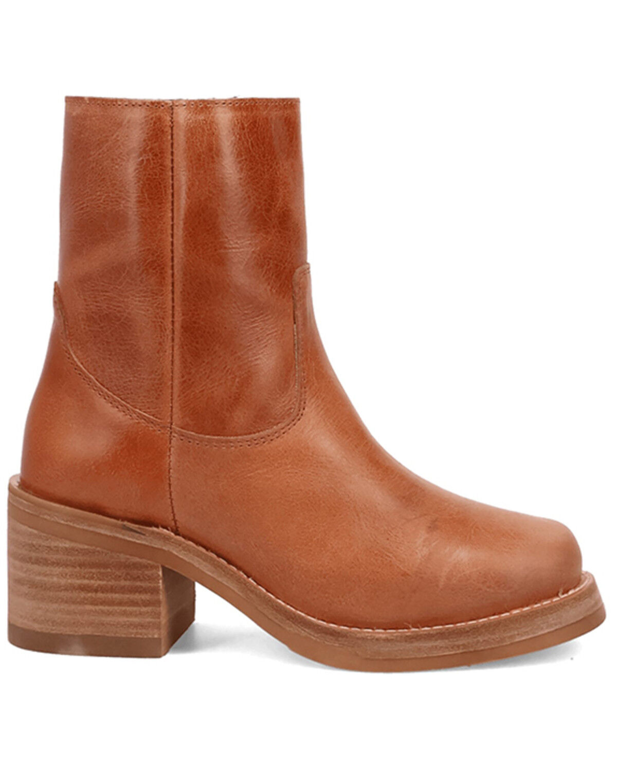 Image #2 - Dingo Women's Roxy Fashion Booties - Round Toe, Tan, hi-res