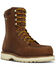 Image #1 - Danner Men's Cedar River 8" Moc Waterproof Work Boots - Soft Toe, Brown, hi-res