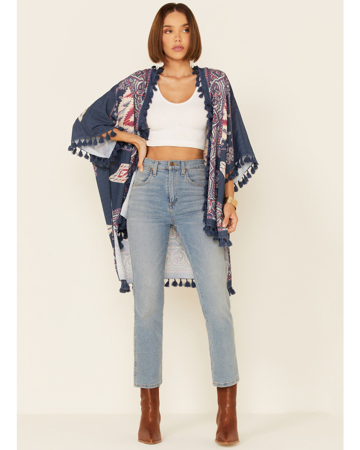 Image #2 - Tasha Polizzi Women's Marrakesh Tile Print Duster, Multi, hi-res