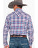 Image #2 - Rock & Roll Denim Men's Double Dye Plaid Print Long Sleeve Western Shirt, Grey, hi-res
