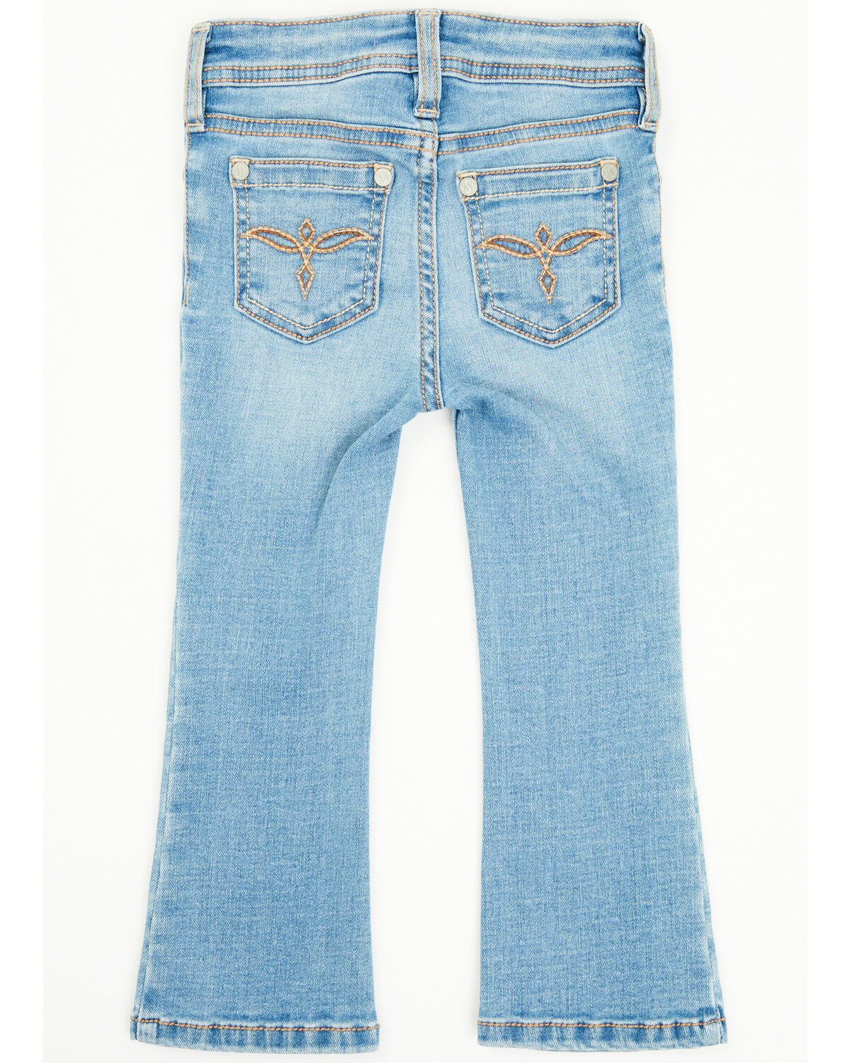 Image #3 - Shyanne Toddler Girls' Light Wash Shayla Bootcut Denim Jeans, Light Wash, hi-res