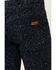 Image #4 - Rock & Roll Denim Girls' Dark Wash Paisley Print Button Stretch Flare Jeans, Blue, hi-res