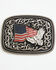 Image #1 - Cody James Eagle Flag Belt Buckle, Silver, hi-res