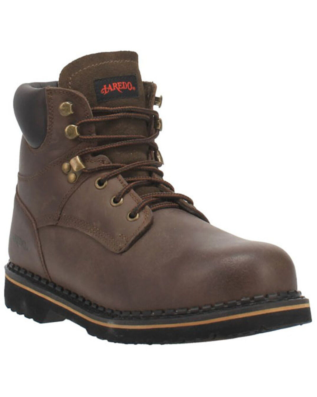 Image #1 - Laredo Men's Hub & Tack Lace-Up Work Boots - Steel Toe, , hi-res