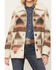 Image #3 - Panhandle Slim Women's Southwestern Print Button-Down Coat, Brown, hi-res