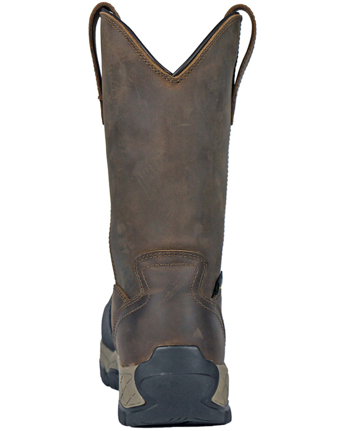 Image #5 - Hoss Men's 11" Recon Waterproof Metguard Wellington Work Boots - Composite Toe, Brown, hi-res