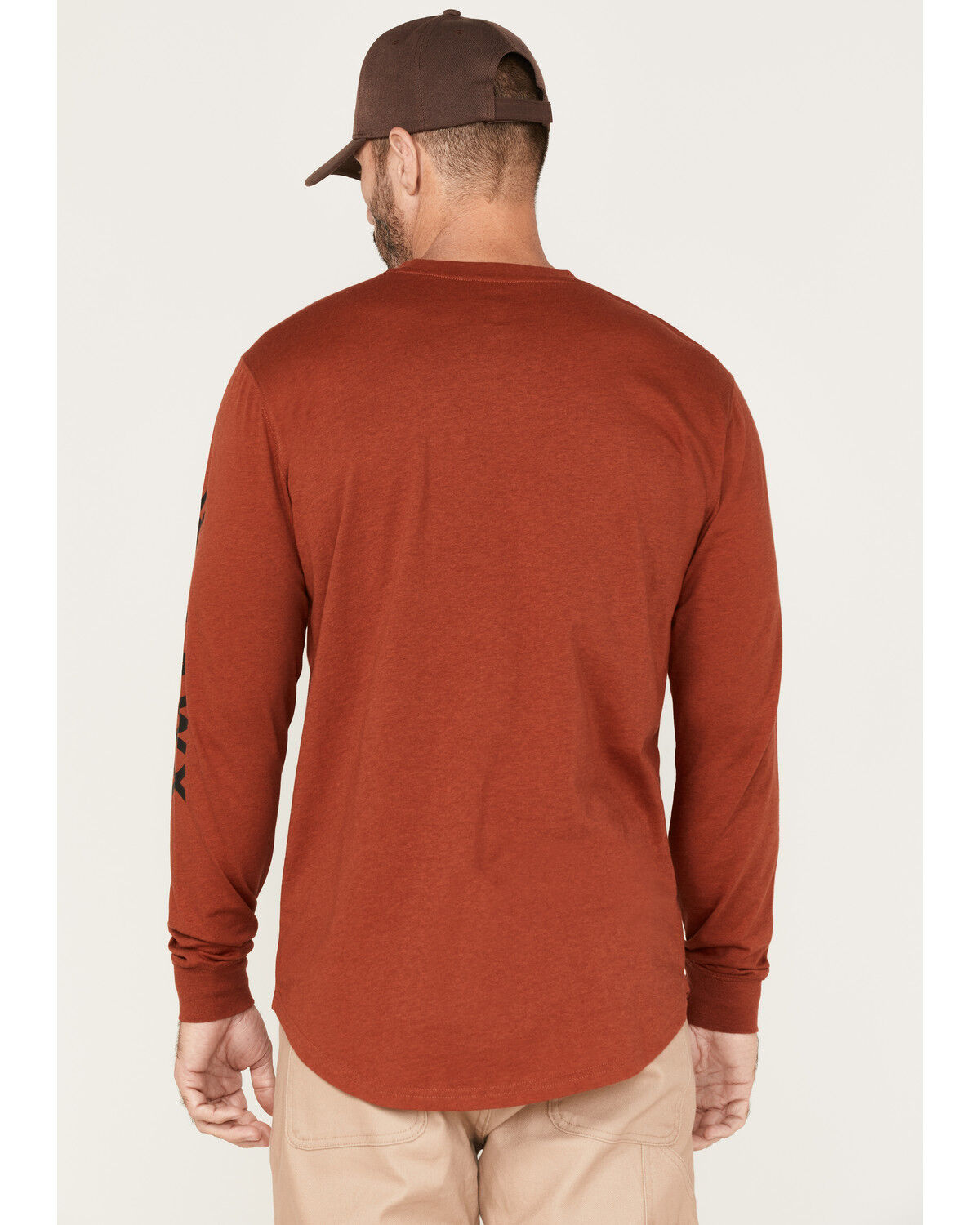 Image #4 - Hawx Men's Solid Logo Graphic Work T-Shirt, Red, hi-res