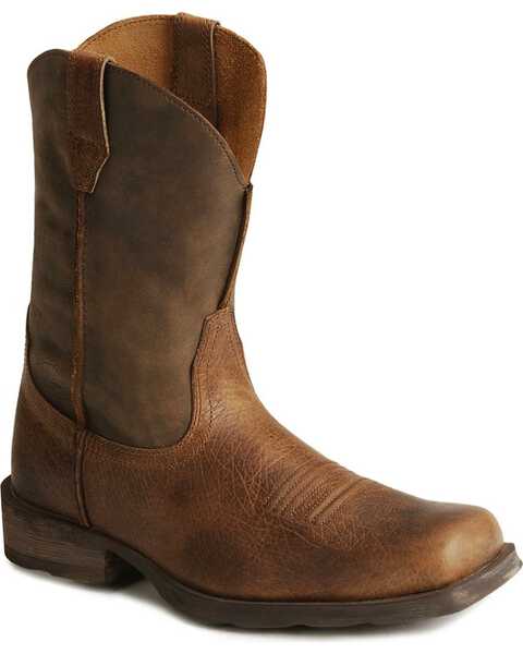 Ariat Rambler Cowboy Boots - Square Toe, Earth, hi-res