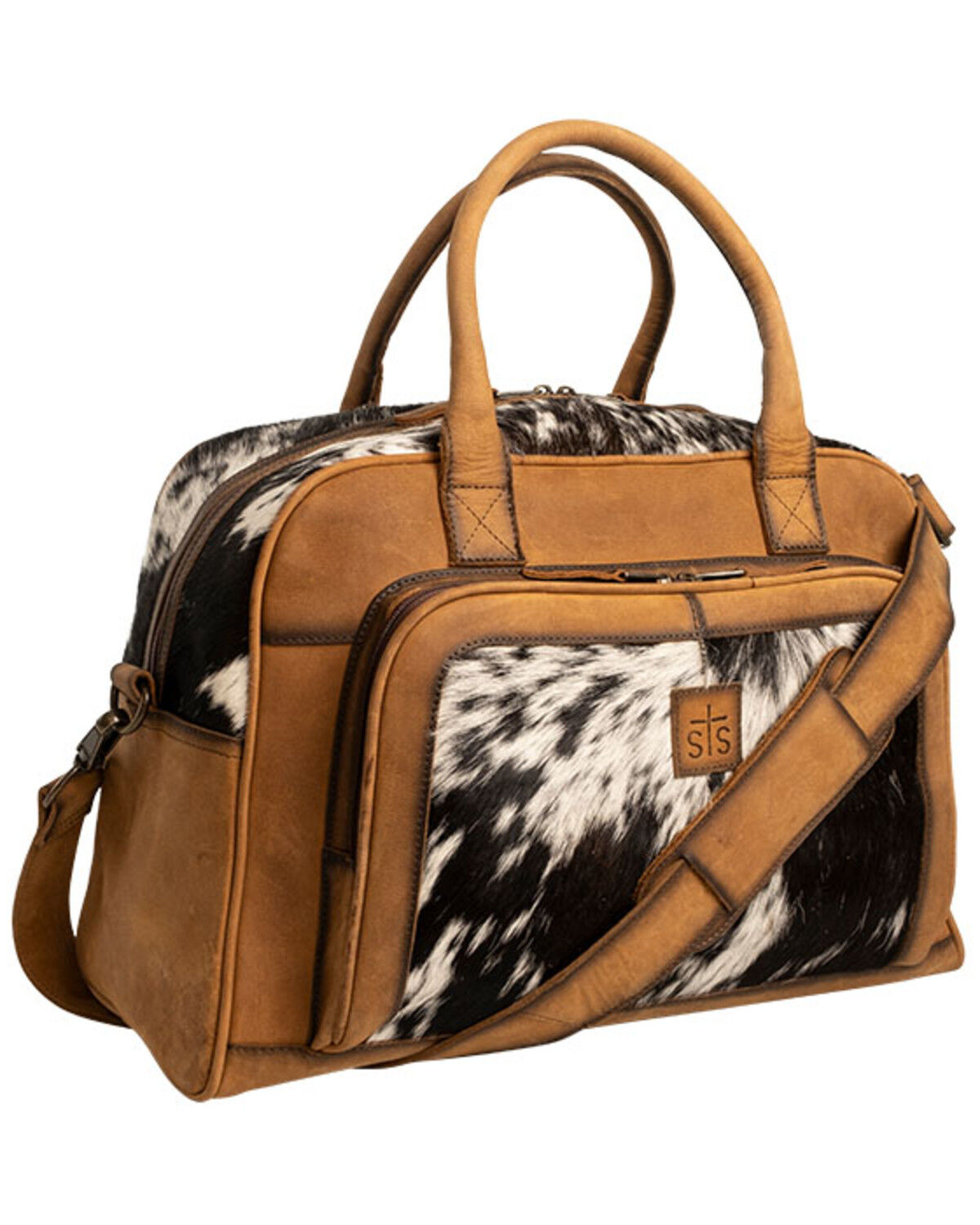 Image #1 - STS Ranchwear by Carroll Cowhide Carry-On, Tan, hi-res