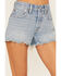 Image #2 - Levi's Women's Light Wash Micro Vibes 501 Original Shorts, Light Wash, hi-res
