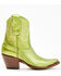 Image #2 - Idyllwind Women's Envy Metallic Fashion Leather Western Booties - Round Toe, Green, hi-res