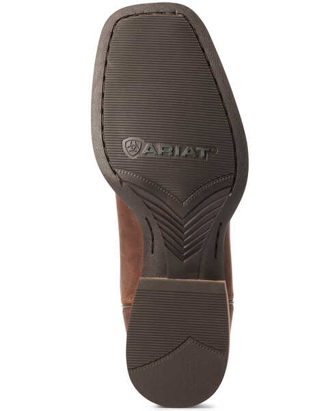 Image #5 - Ariat Men's Everlite Fast Time Western Performance Boots - Broad Square Toe, Brown, hi-res