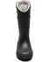 Image #4 - Bogs Boys' Plush Rain Boots - Round Toe, Black, hi-res