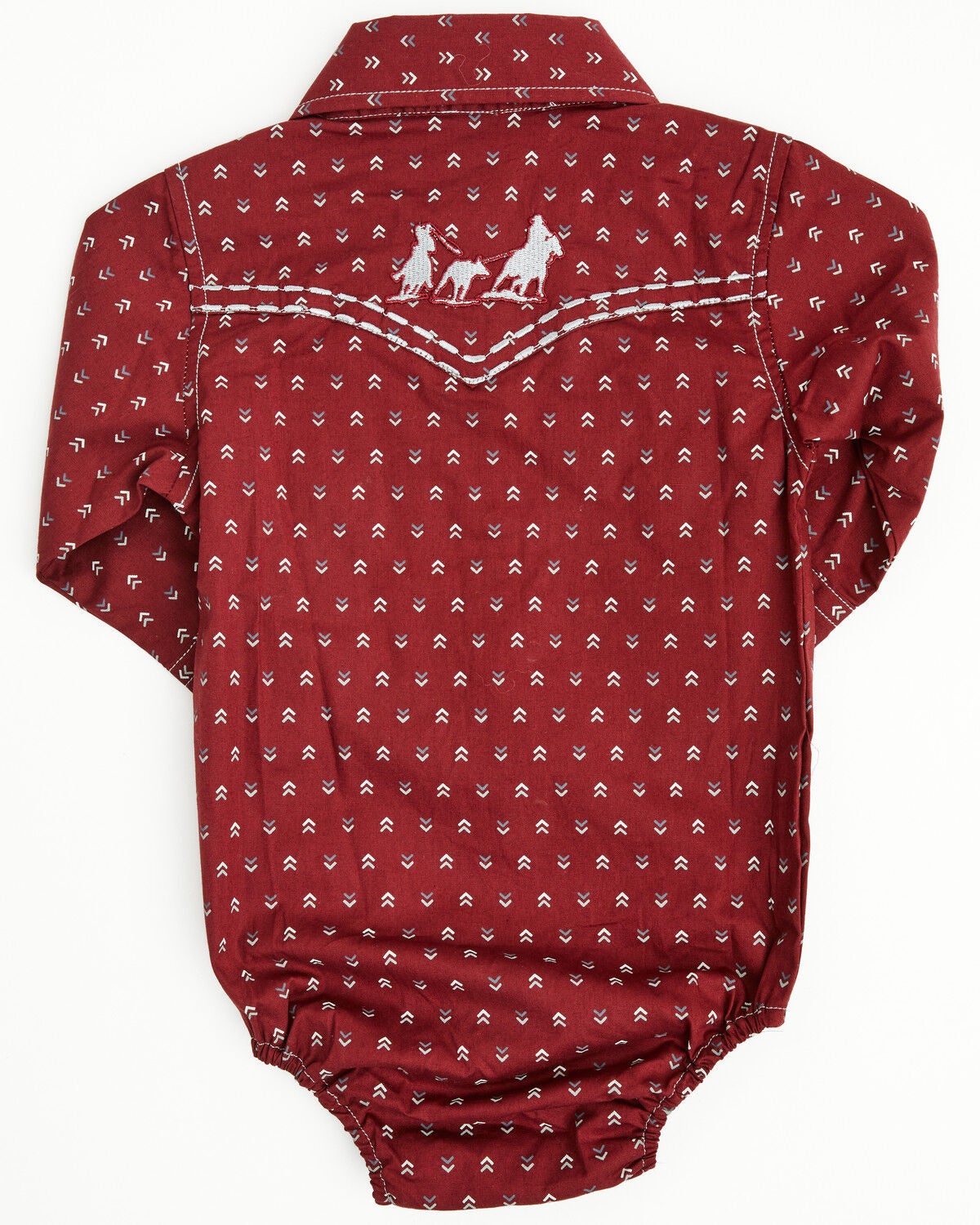 Image #3 - Cowboy Hardware Infant Boys' Geo Print Long Sleeve Snap Onesie, , hi-res
