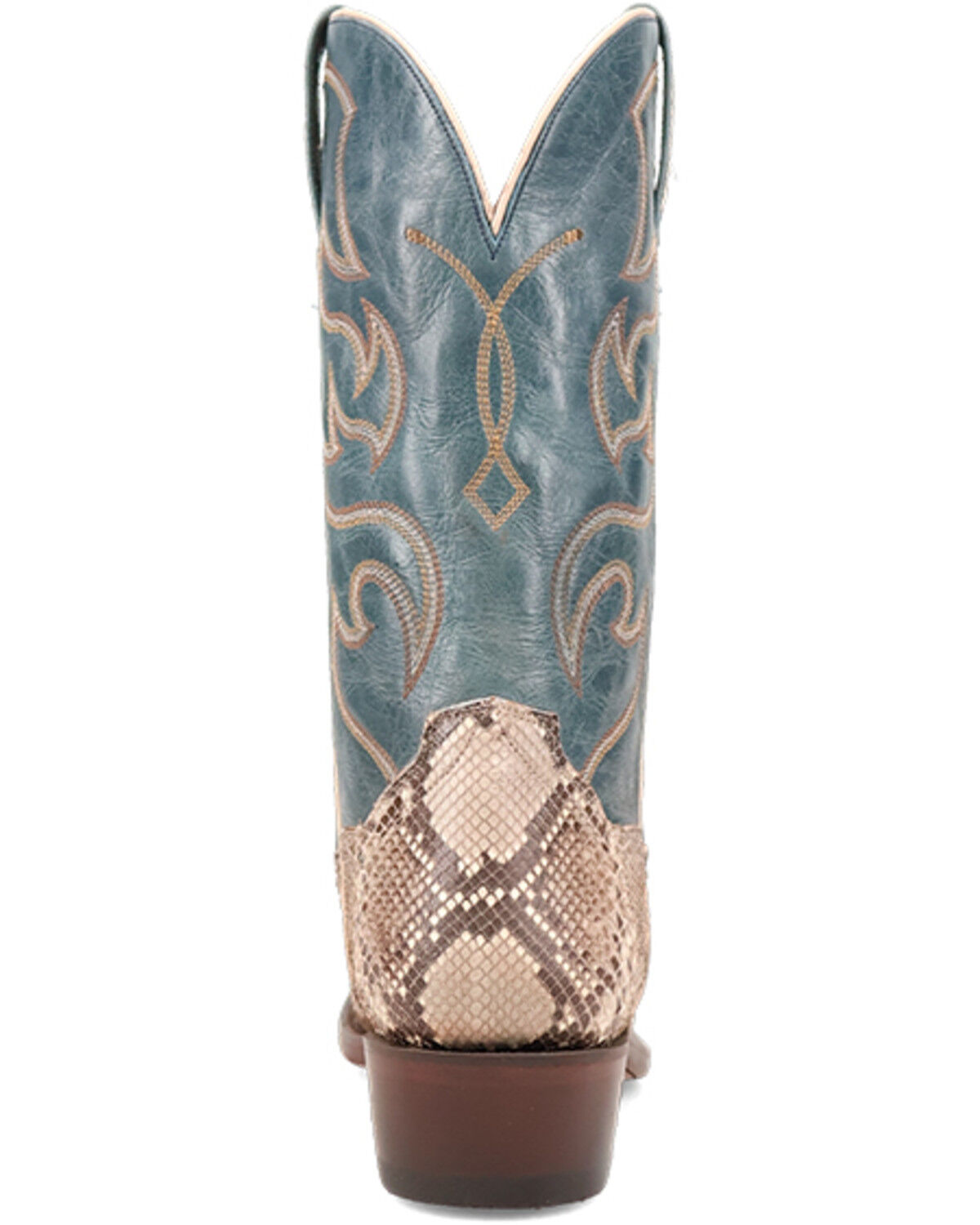 Image #5 - Dan Post Men's Exotic Python Western Boots - Snip Toe, Natural, hi-res