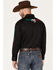 Image #4 - Wrangler Men's Mexico Logo Snap Western Shirt , Black, hi-res