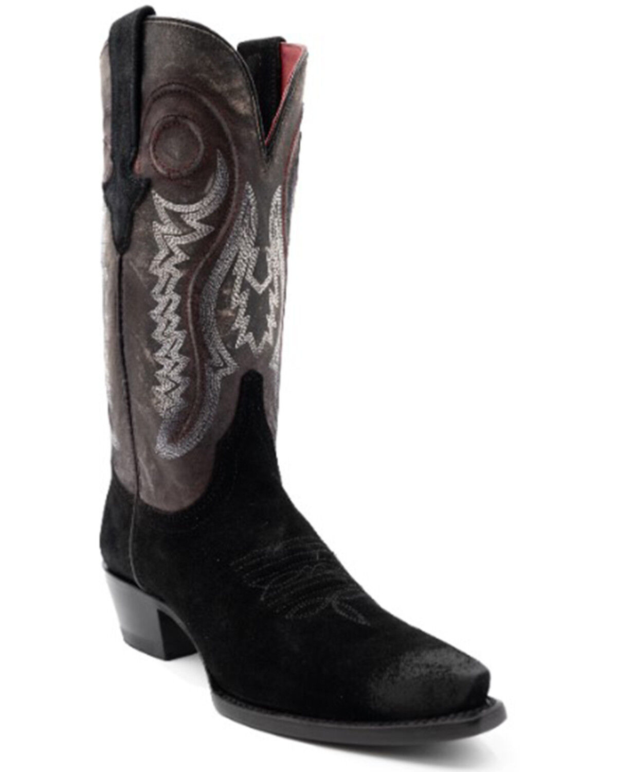 Image #1 - Ferrini Women's Roughrider Western Boots - Snip Toe, Black, hi-res