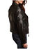 Image #2 - Stetson Women's Embroidered Motorcycle Leather Jacket , Black, hi-res