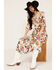 Image #1 - Wild Moss Women's Floral Print Midi Dress, Multi, hi-res