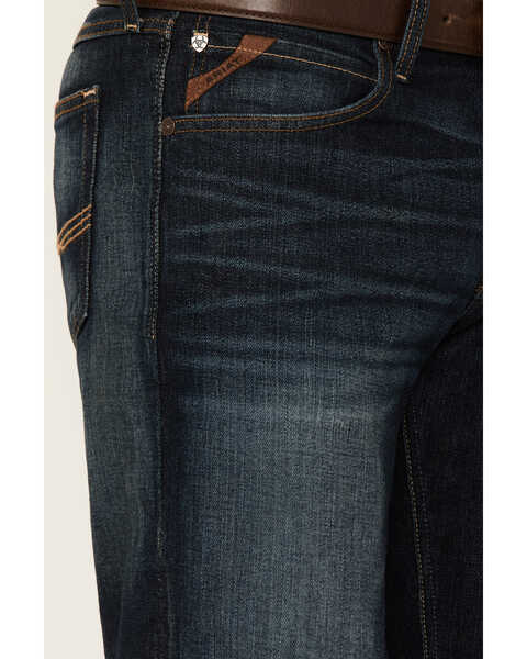 Image #2 - Ariat Men's M5 Legacy Stretch Durham Straight Jeans , Blue, hi-res