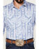 Image #2 - Rock & Roll Denim Men's Southwestern Print Knit Long Sleeve Button Down Shirt, Blue, hi-res