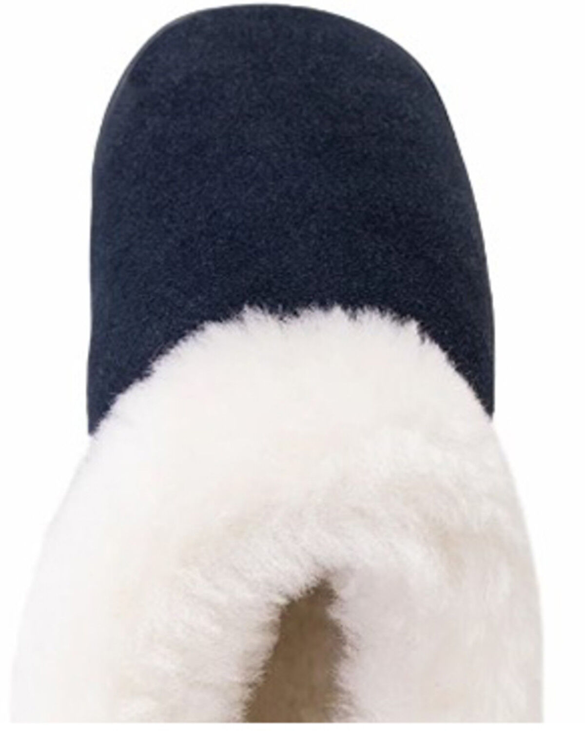 Image #5 - Cloud Nine Women's Sunrise Sheepskin Clogs, Navy, hi-res