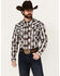 Image #1 - Cody James Men's Zion Sunset Southwestern Plaid Print Long Sleeve Snap Western Shirt - Tall, Red, hi-res